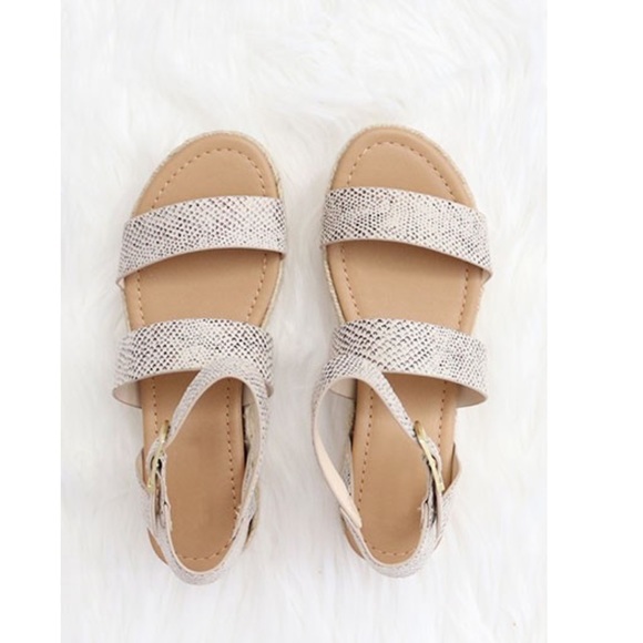 HP BEST IN SHOES Snake print espadrille sandal - Picture 3 of 6